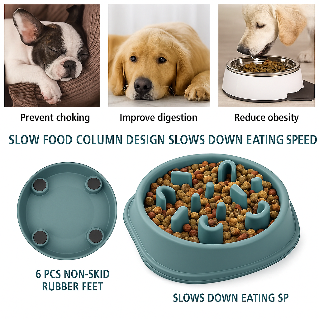 Slow Feeder Dog Bowl